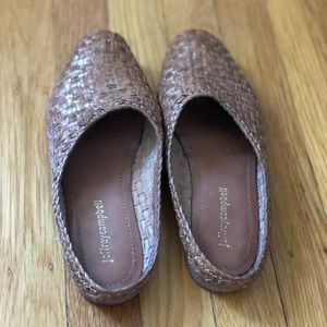 Jeffrey Campbell Leather Woven Mule